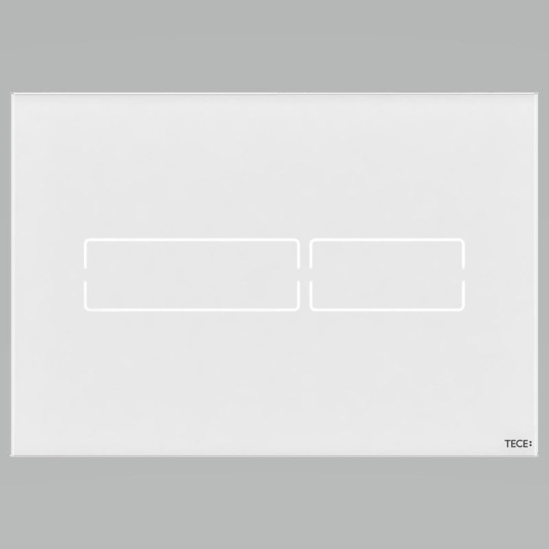 Клавиша TECElux Mini с электронным сенсорным приводом, стекло белое, TECE