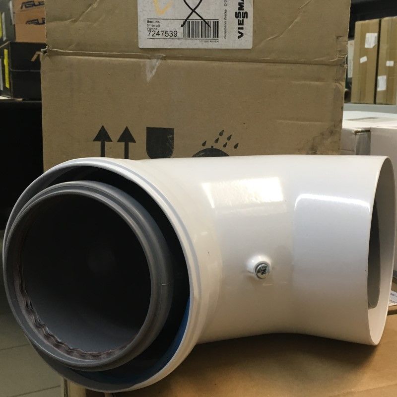 Колено LAS конденсац. 87° DN100/150 VIESSMANN
