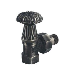 Вентиль латунный Artistic 1/2'F угловой верхний, Антрацит, Carlo Poletti 