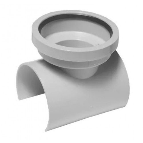 Переход с Ду110 на Ду 110 (раструбное соединение), серый McAlpine