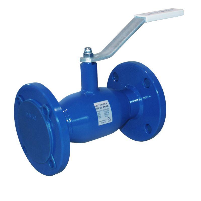 Кран шаровой Temper DN25 PN40, ф/ф, полный проход