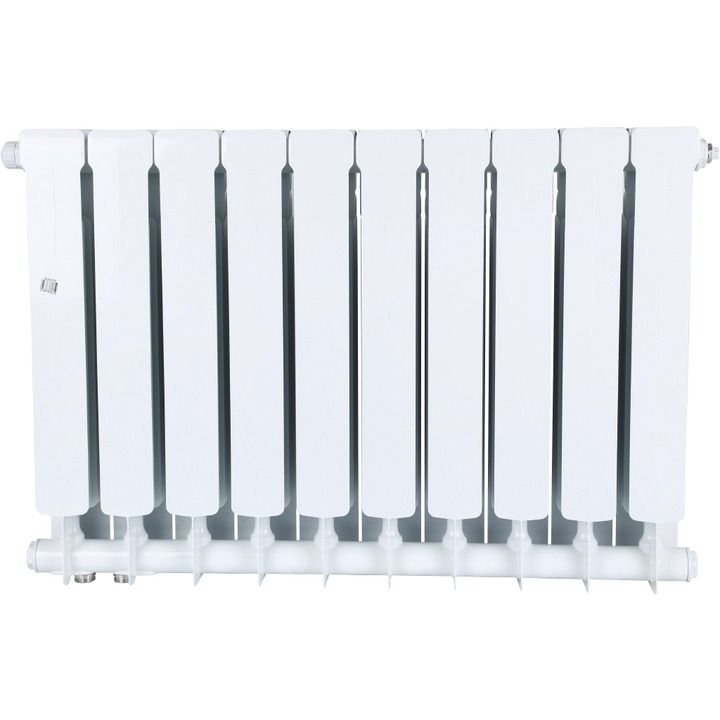 Радиатор биметаллический Space 500/90 10 секций нижнее правое подключение STOUT