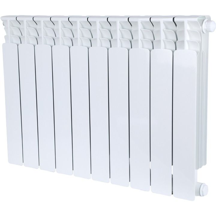 Радиатор биметаллический Space 500/90 10 секций нижнее правое подключение STOUT