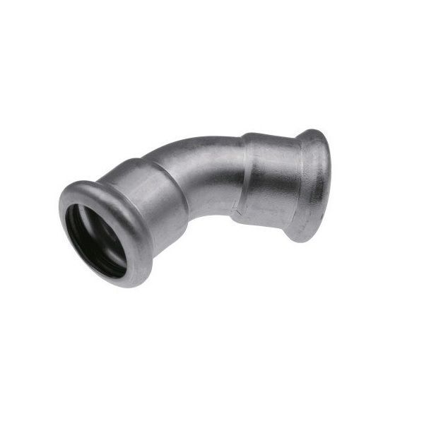 Отвод Inox press 22х45* нерж. KAN-Therm