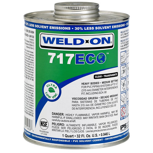 Клей " Weld-On " 717 ECO для PVC-U 946мл