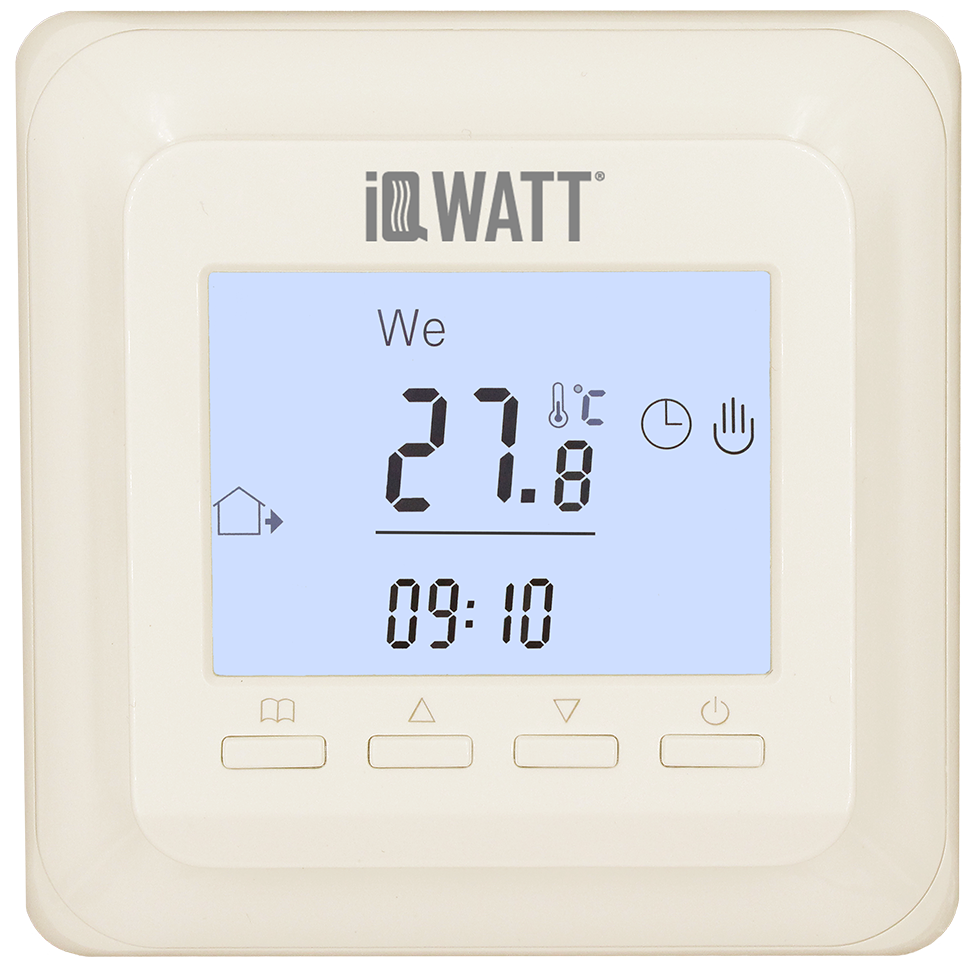 Терморегулятор IQ Thermostat P программируемый электронный, слоновая кость