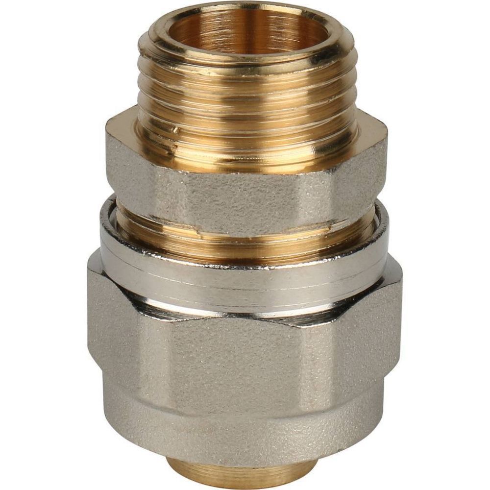 Муфта НР 20х1/2" латунь (обжим) Stout