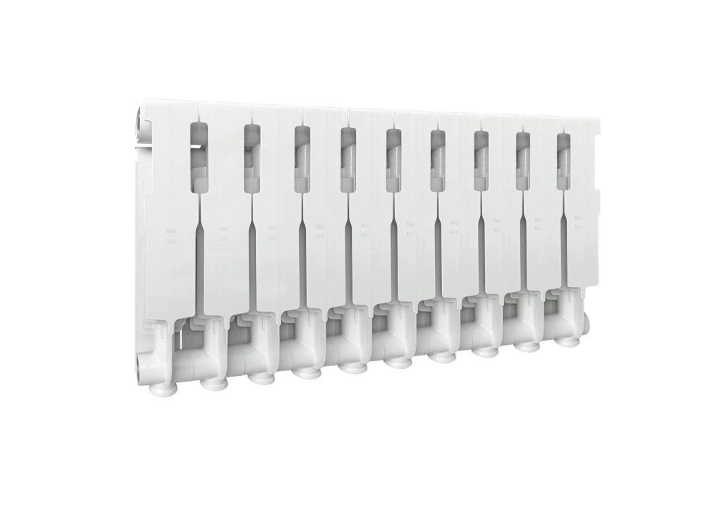 Радиатор алюминиевый 350/90 мм 10 секций Теплоприбор