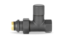 Клапан ручной радиаторный 1/2 прямой черный Varmega