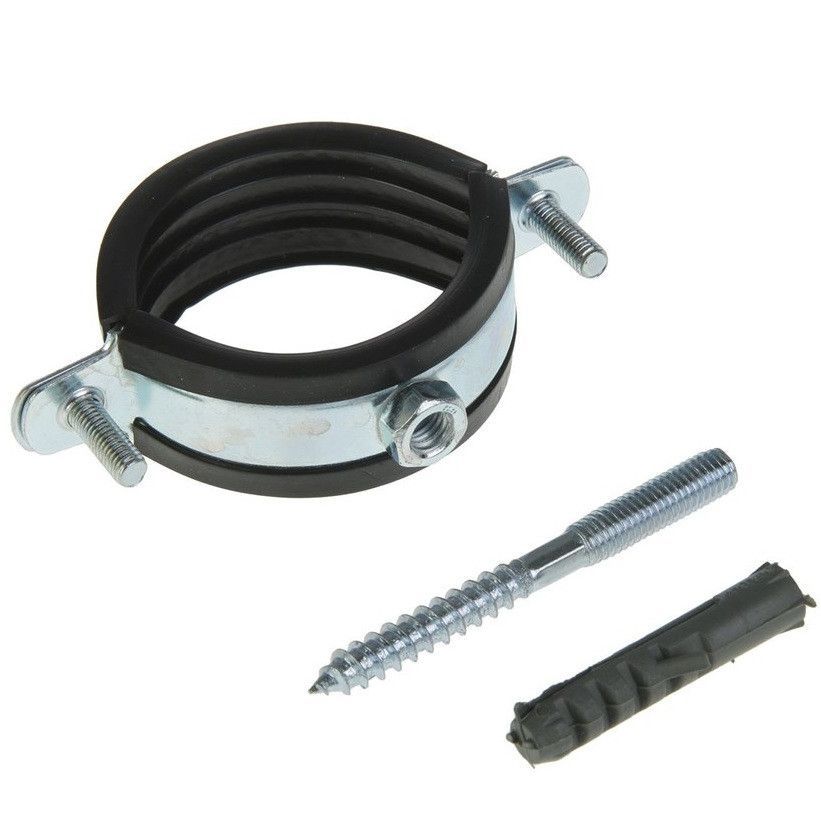 Хомут в комплекте 3/4" (26-30) гайка M8 VALFEX (120)