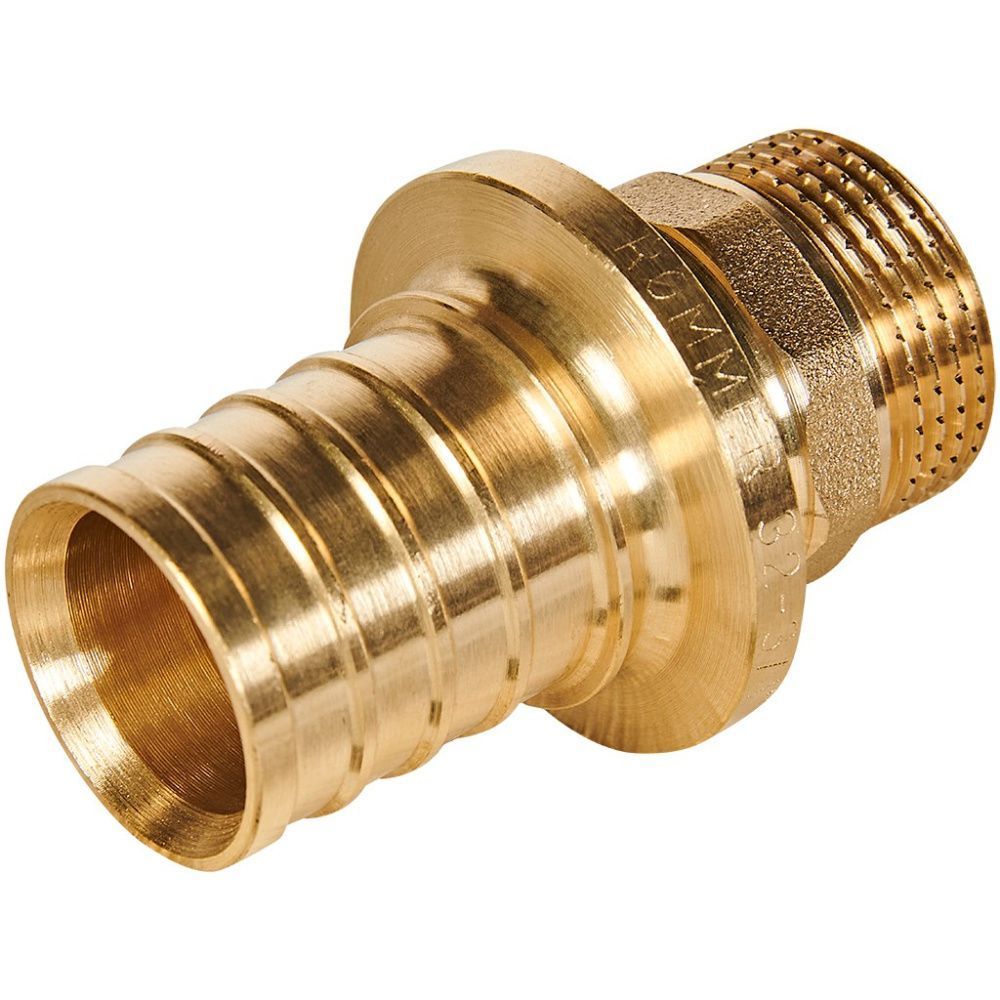 Муфта переходная 32-3/4" НР латунь Rommer