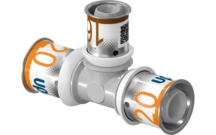 Тройник-пресс S-Press Plus 20-16-20 PPSU Uponor
