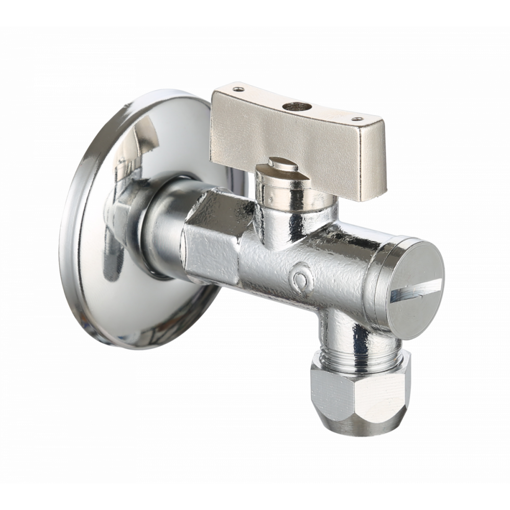 Кран шаровой угловой сантех. 1/2"х10 мм Gappo