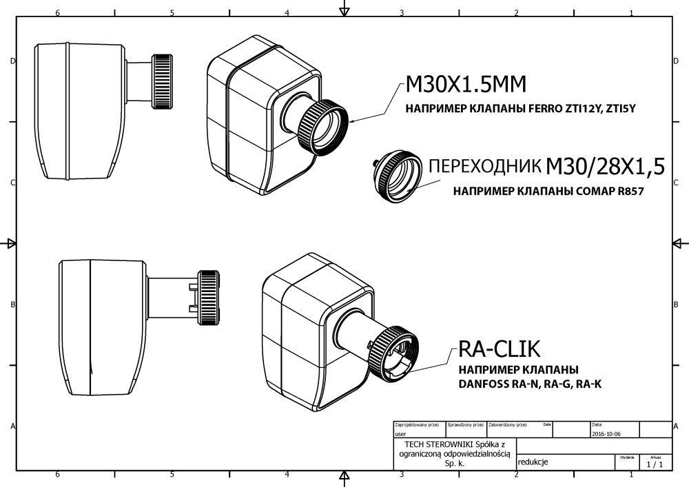БЕСПРОВОДНОЙ ТЕРМОЭЛЕКТРИЧЕСКИЙ ПРИВОД STT-868 TECH