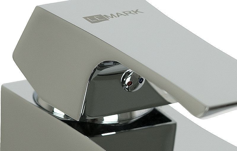 Смеситель для умывальника UNIT, монолитный, высокий, хром, LEMARK
