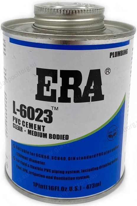 Клей для ПВХ ERA, 0,473 л