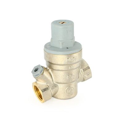 Редуктор давления 1/2" 1-6 бар PN16 с отверстием под манометр 1/4 мембранный Uni-fitt