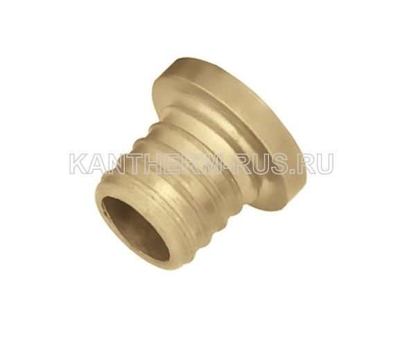 Заглушка 18*2 Push латунная KAN-therm