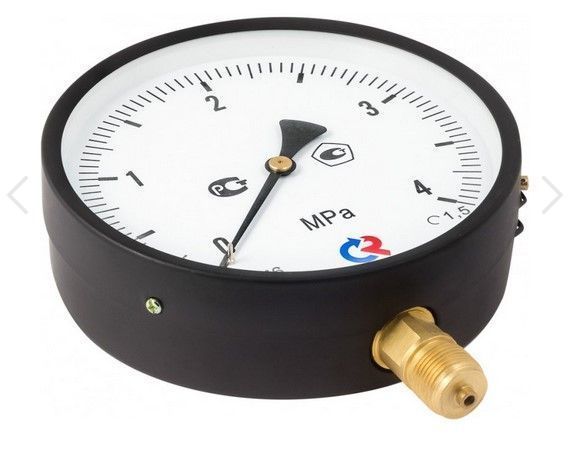 Манометр ТМ-510Р.00 (0..0,6 МПа), G1/2", 100мм, кл.т. 1,5, 150С, радиальный 