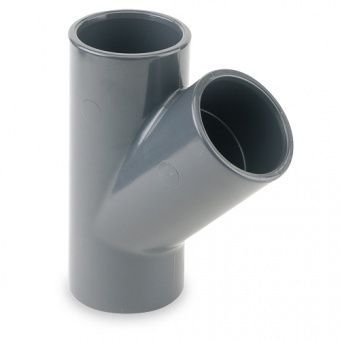 Тройник 45* (110) PN10 PVC-U