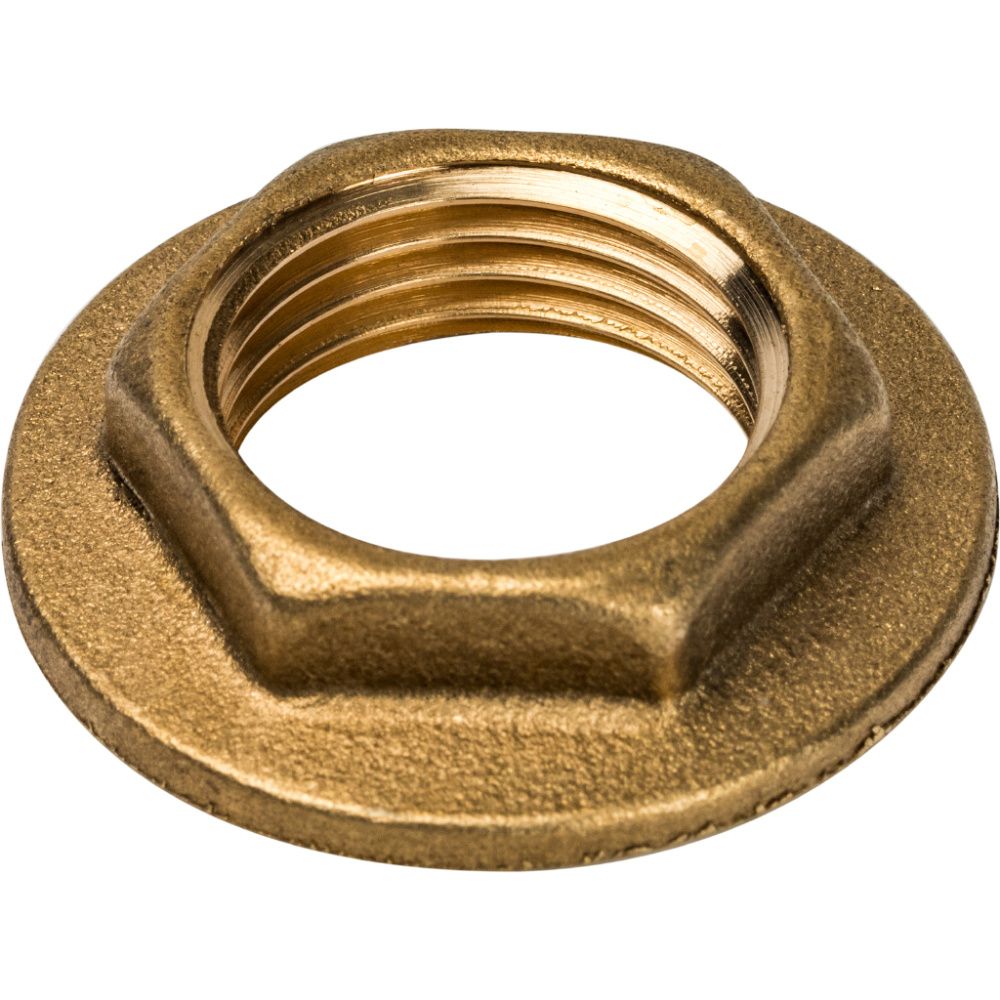 Контргайка с фланцем  1/2" (латунь) STOUT