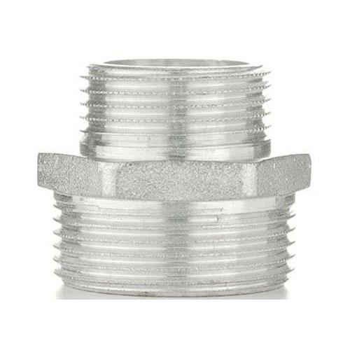 Ниппель переходной  НН  1/2х3/4 TIN (олово Италия) Elsen