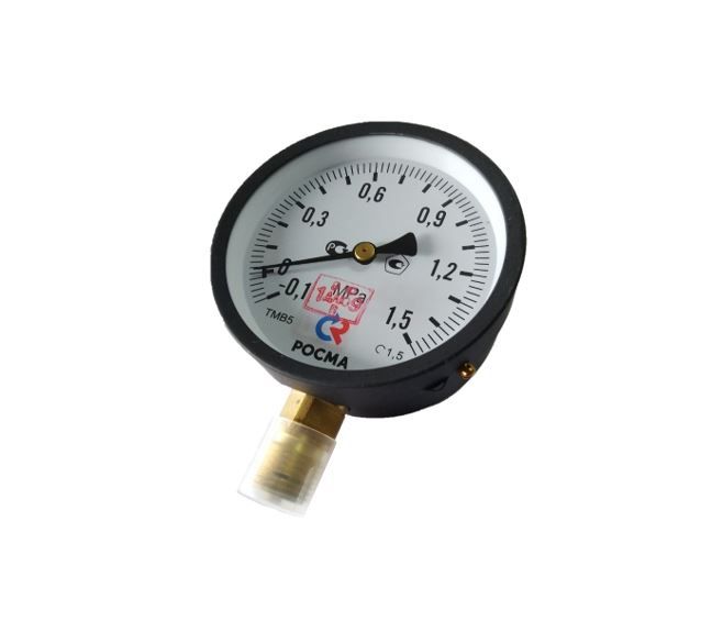 Мановакуумметр ТМВ-510Р.00 (-0,1..0,15 МПа) G1/2", кл.т.1.5 