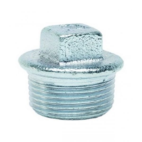 Пробка с бортом чугун 1 1/4" НР Platinum GEBO