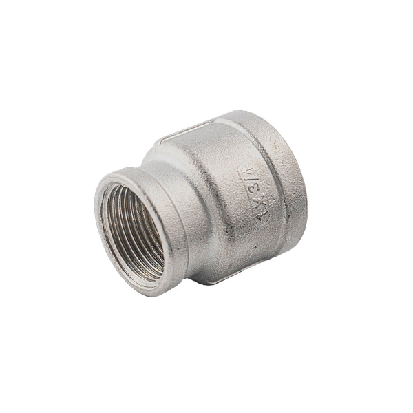 Муфта переходная ВВ 1/2" х 3/8" PN16  нерж. сталь AISI304