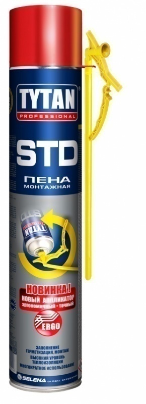 Пена монтажная TYTAN STD ЭРГО 750 мл. професс. ЗИМНЯЯ