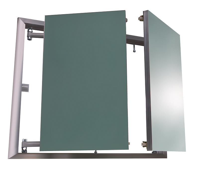 Люк АКЛ (Ш*В) 750*700 под плитку, нажимной, Revizor