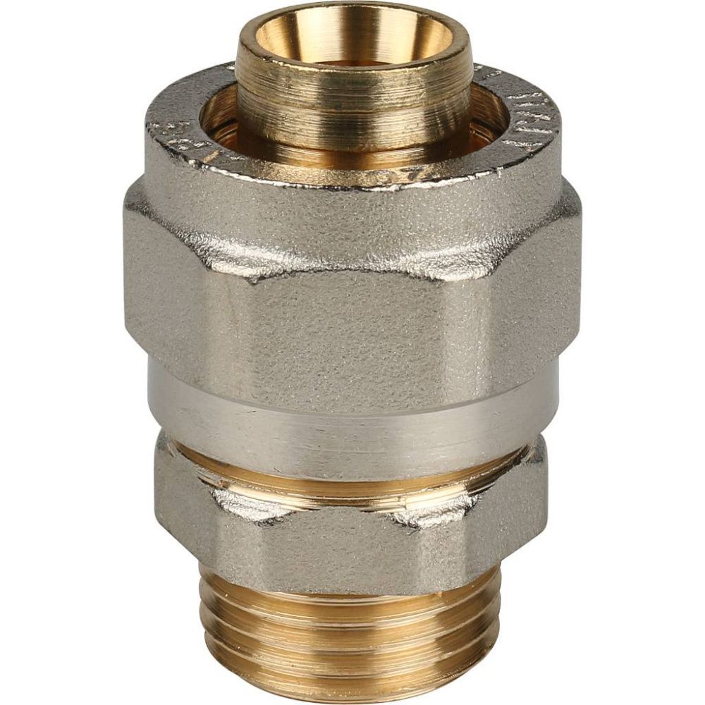 Муфта НР 20х1/2" латунь (обжим) Stout