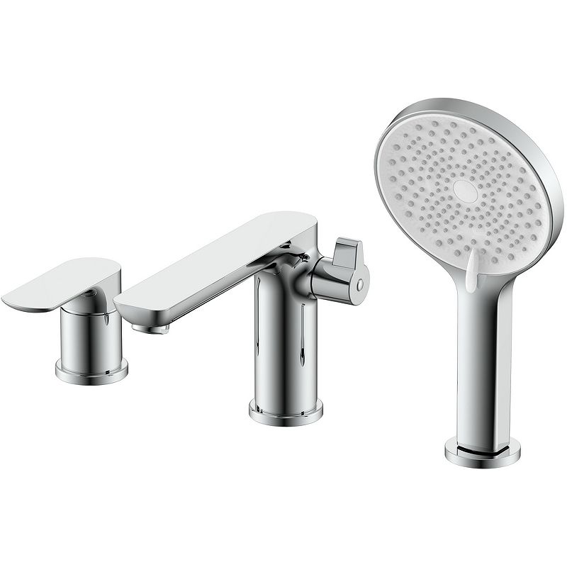 Смеситель на борт ванны на 3 отверстия, хром, RAGLO 