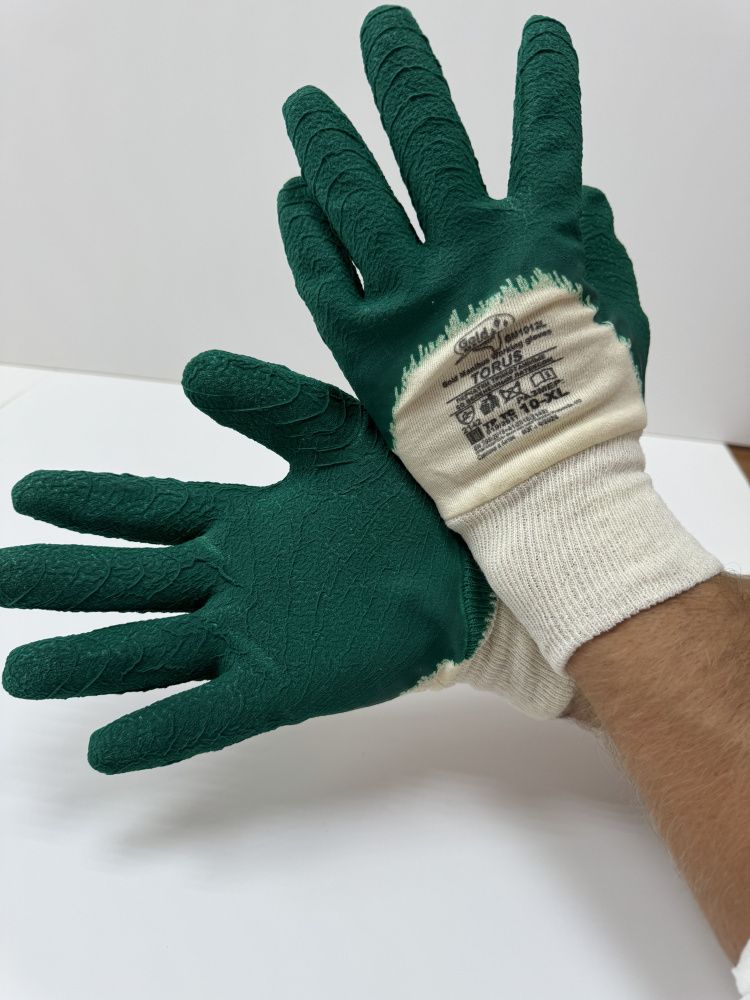 Перчатки трикотажные со вспененным латексом р.10 (XL) GM1012L-10 Torus