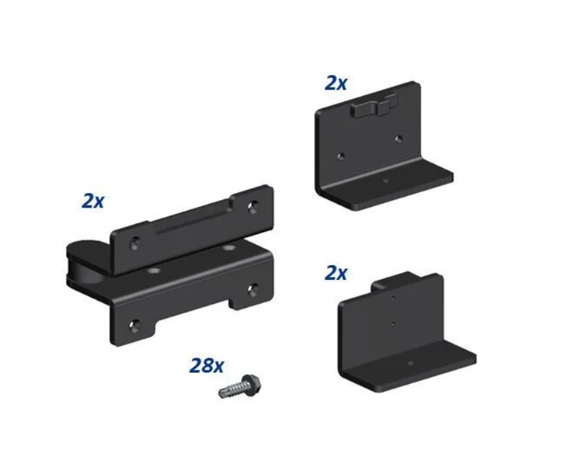 Комплект петель для алюминиевого профиля Wallbox