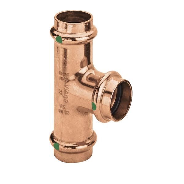 Тройник 28х15х28 press SC-Control Viega