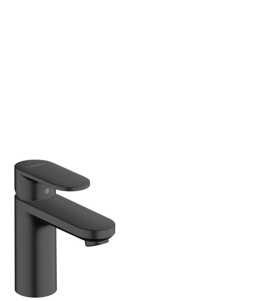 Смеситель для раковины Vernis Blend 100,черный матовый, HANSGROHE