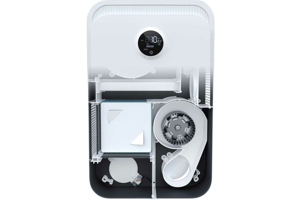 Настенная приточно-вытяжная установка ERW-150X.P Funai (с рекуператором, белый)