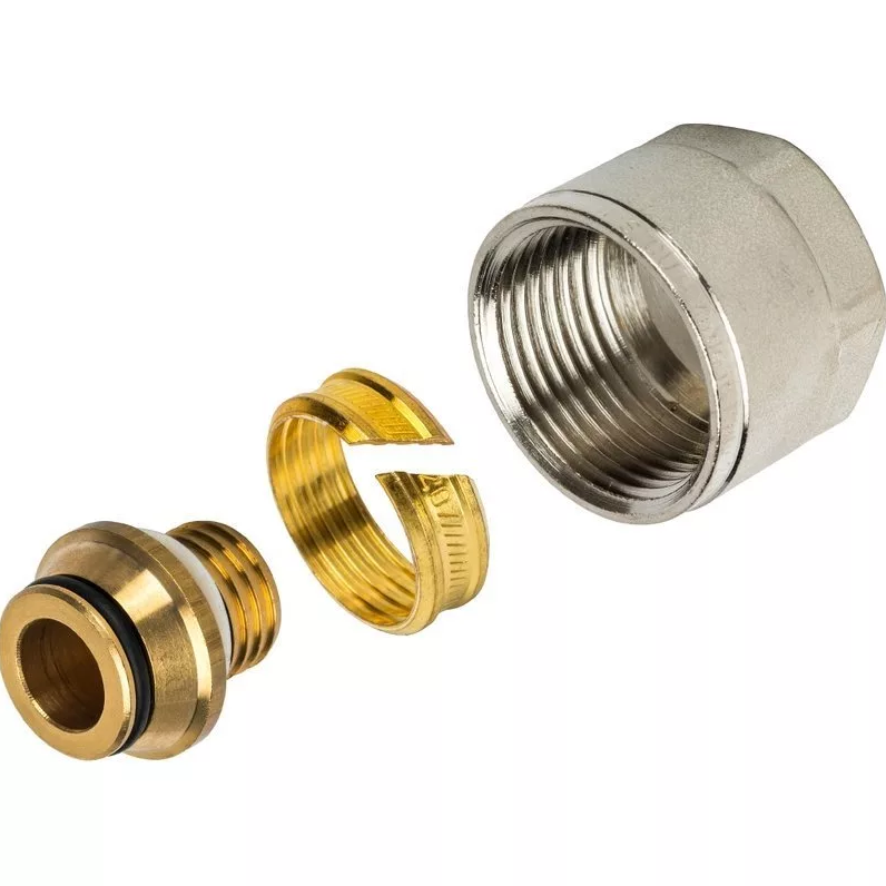 Соединение резьбозажим. 20х2 (резьба 3/4") для PEX-AL-PEX STOUT