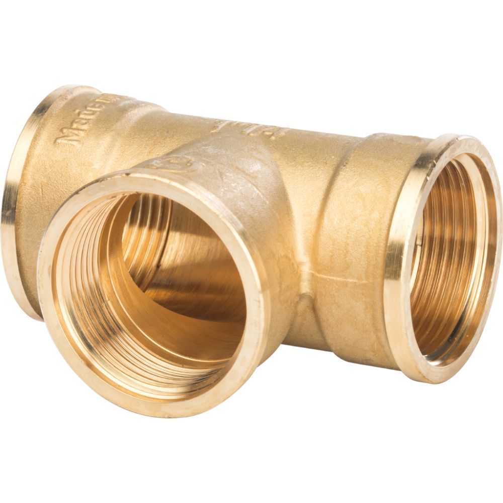 Тройник ВР  1 1/4  (латунь) STOUT