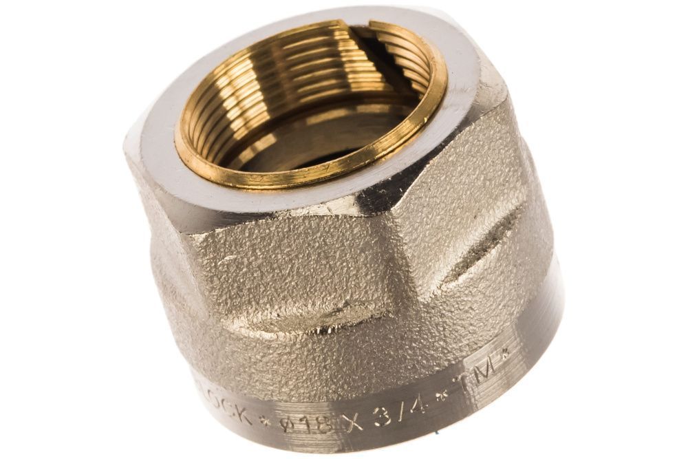 Евроконус для медной трубы 18х3/4" (резьба 18х3/4) Tiemme