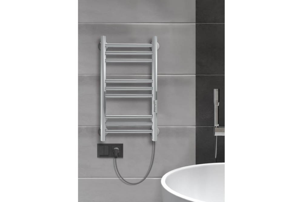 Полотенцесушитель Line Trinity (electro) 70/30 (таймер, скр.монтаж, унив.подкл.R/L, Полиров.) INDIGO