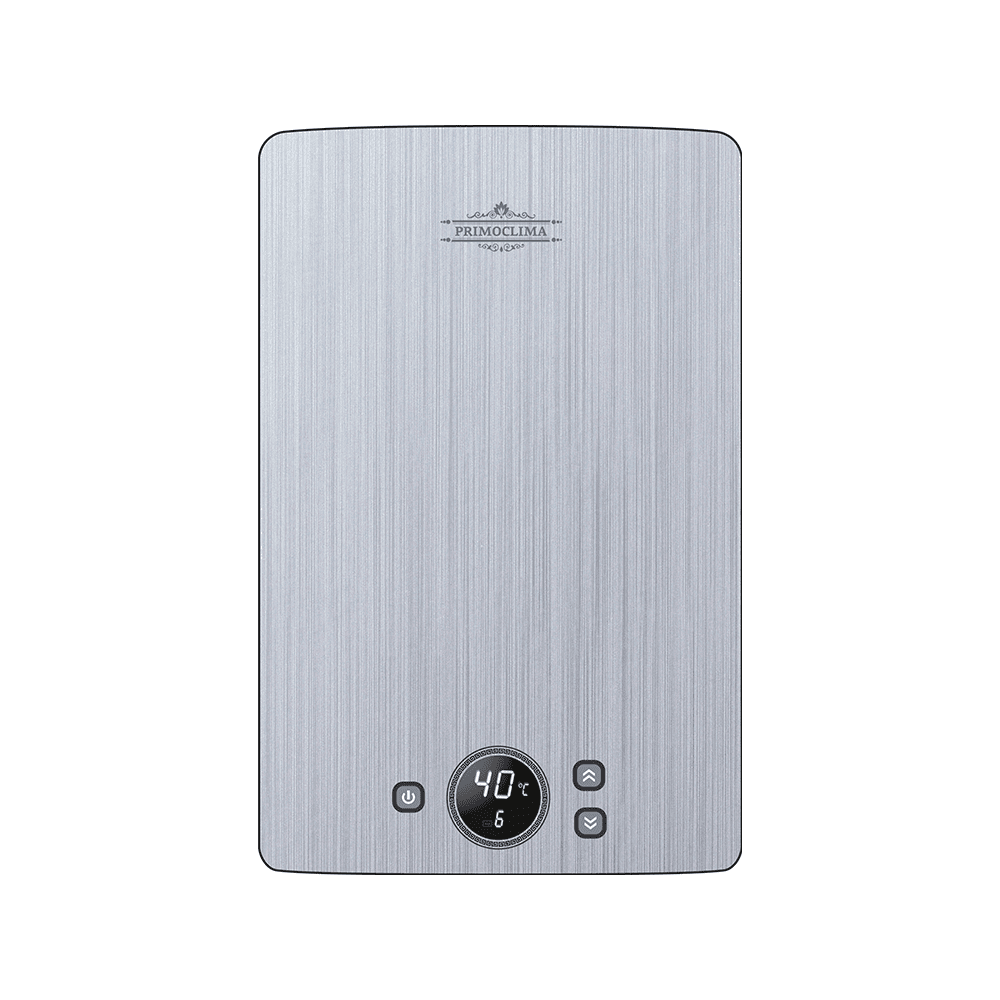 Водонагреватель проточный PREMIUM 8,8 кВт, 380 В, серебристый PRIMOCLIMA