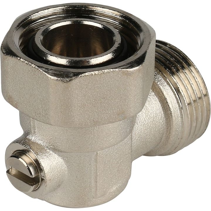 Узел нижнего подключения, угловой 3/4 , радиатора, раздельный STOUT