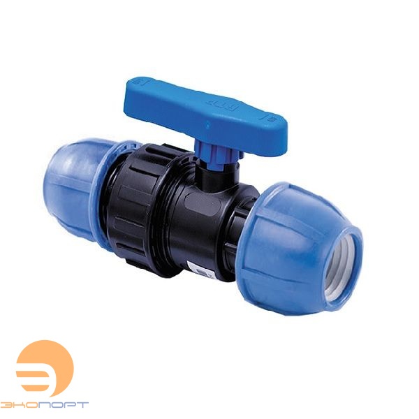 Кран шаровый 25 PN16 РТП ПНД