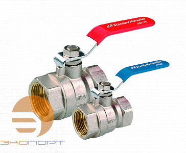 Кран шаровый тип 34.508 д.воды полнопрох., хром., Ду080, Ру25, Траб=95, Тмах=110 гр., внутр.р-ба, рукоятка обычная