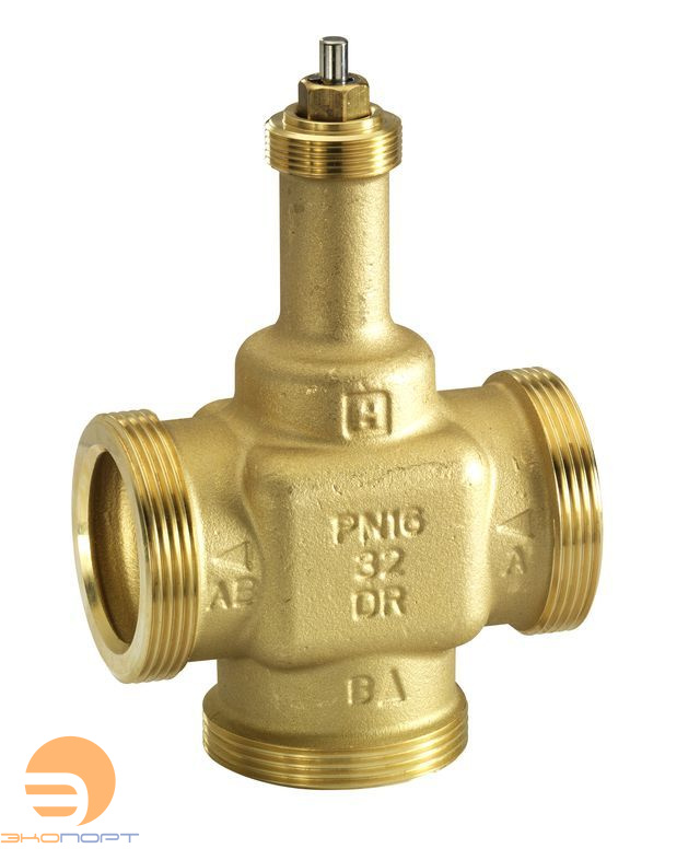 Клапан 3-х ходовой линейный DN40, 2" 1/4", Kvs 25, 6,5 мм, 2…130 °C HONEYWELL
