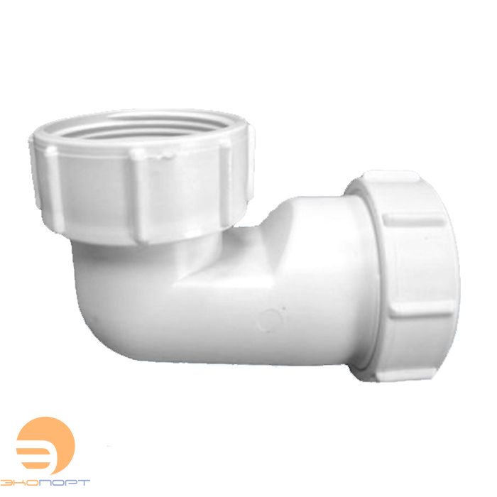 Отвод 90гр низкий 1 1/2" "мама" х DN40 McAlpine