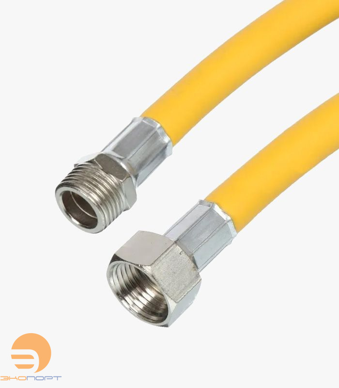 Подводка гибкая, ГАЗ,  1/2" г-ш, 100 см в оплетке ПВХ (VALFEX)