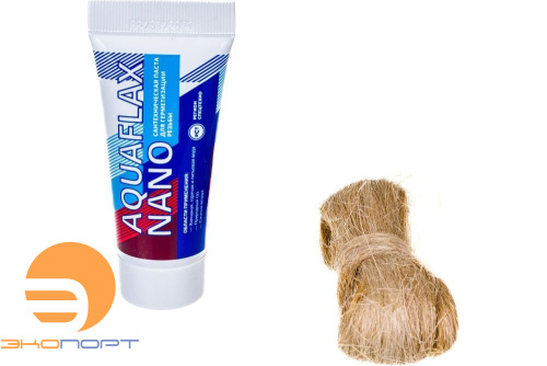 Комплект Aquaflax nano (паста 30г. + лен 15г.) ЕВРО